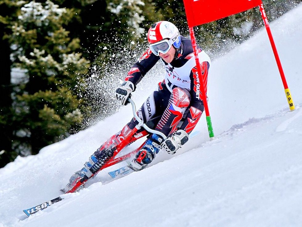 Dominik Harnach ze Skibob klubu Dobruška slavil první pohárový triumf. Foto: Photo Plohe